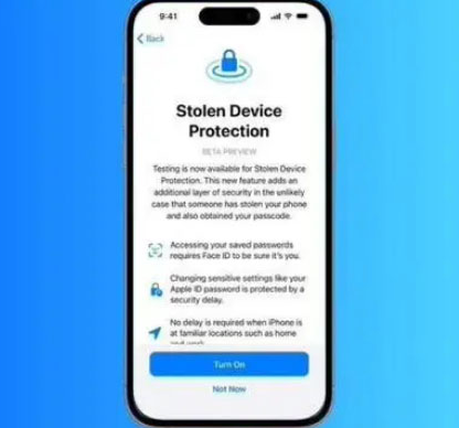 西丰苹果授权维修店分享被盗设备保护功能开启方法 