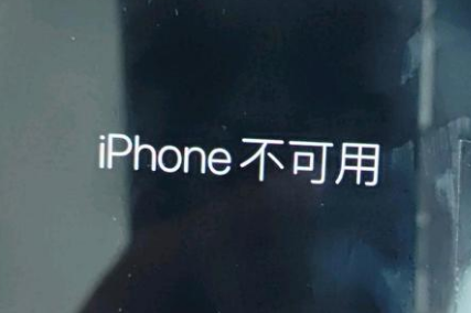 西丰苹果服务网点分享锁屏界面显示“iPhone 不可用”如何解决 