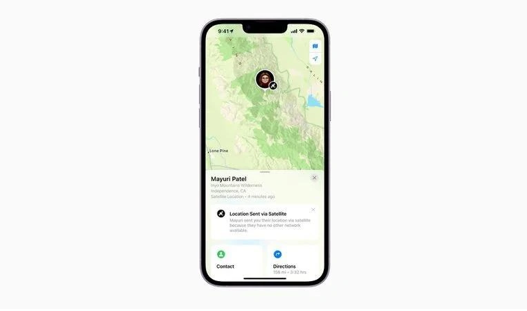 西丰苹果14维修分享iPhone14系列中 FindMy功能通过卫星分享位置方法教程 